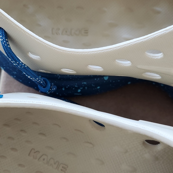 KANE Revive Beige and Speckled Blue Recovery Shoes M9/W11 BRAND NEW - Picture 4 of 10